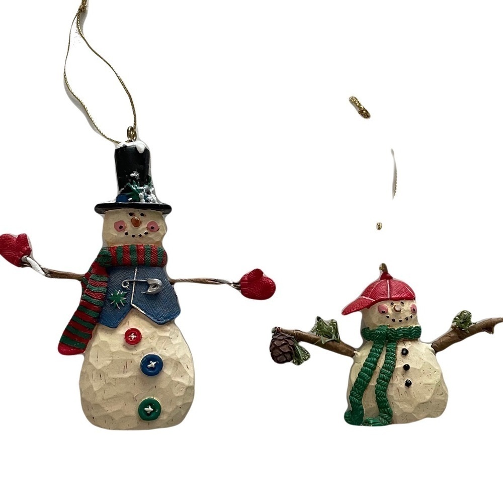 Stewie & Uncle Artie Hallmark Snowmen Ornaments